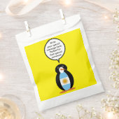 Argentinische Flagge als Gesprächspartnerin mit Fr Geschenktütchen (Ausgeschnitten)