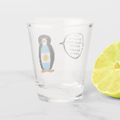 Argentinische Flagge als Gesprächspartnerin mit Pe Schnapsglas (Rückseite)