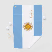 Argentinische Flagge / Argentiniens Golfurlaub /sp Golfhandtuch (Insitu)