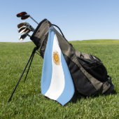 Argentinische Flagge / Argentiniens Golfurlaub /sp Golfhandtuch (Gras)