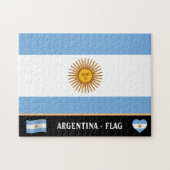 Argentinische Flagge / Argentiniens Puzzle (Horizontal)