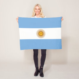 Argentinische Flagge Argentinische Fußball-Fleece Fleecedecke