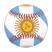 Argentinische Flagge / Argentinischer Sport / Base Baseball (Rückseite)