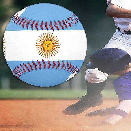 Argentinische Flagge / Argentinischer Sport / Base Baseball