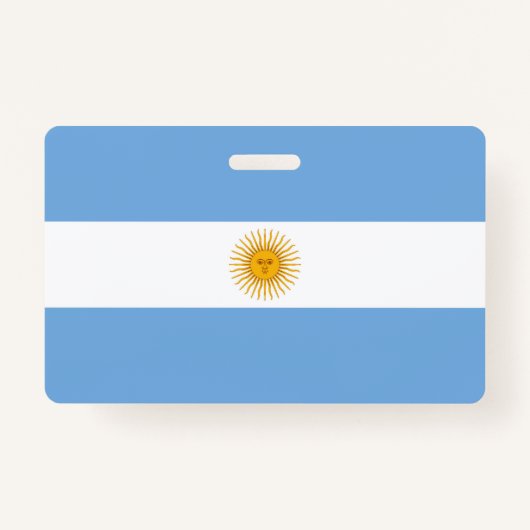 Argentinische Flagge Ausweis (Vorderseite)