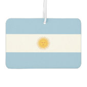 Argentinische Flagge Autolufterfrischer (Rückseite)