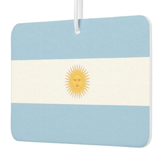 Argentinische Flagge Autolufterfrischer (Links)