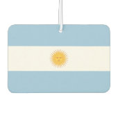 Argentinische Flagge Autolufterfrischer (Vorderseite)