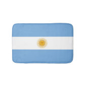 Argentinische Flagge Badematte (Vorderseite)