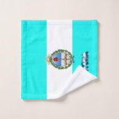 argentinische Flagge Badhandtuch Set (Waschlappen)