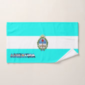 argentinische Flagge Badhandtuch Set (Handtuch)