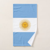 Argentinische Flagge Badhandtuch Set (Handtuch)