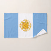 Argentinische Flagge Badhandtuch Set (Handtuch)