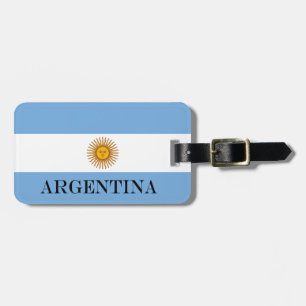 Argentinische Flagge Bandera De Argentina Gepäckanhänger