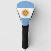 Argentinische Flagge Bandera De Argentina Golf Headcover (Vorderseite)