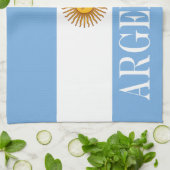 Argentinische Flagge Bandera De Argentina Handtuch (Gefaltet)