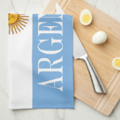 Argentinische Flagge Bandera De Argentina Handtuch (Viertel Falte)