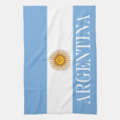 Argentinische Flagge Bandera De Argentina Handtuch (Vertikal)