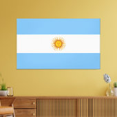 Argentinische Flagge Bandera De Argentina Leinwanddruck (Insitu (Wohnzimmer))