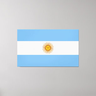 Argentinische Flagge Bandera De Argentina Leinwanddruck