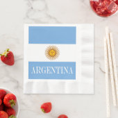 Argentinische Flagge Bandera De Argentina Serviette (Beispiel)