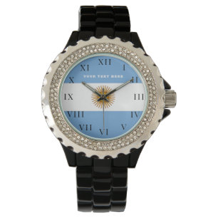 Argentinische Flagge Buenos Aires Argentinier Armbanduhr