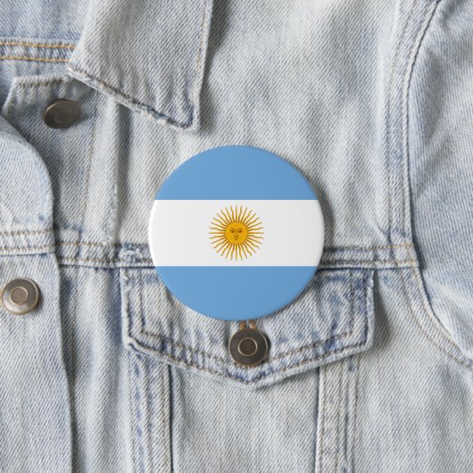 Argentinische Flagge Button (Beispiel)