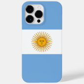Argentinische Flagge Case-Mate iPhone Hülle (Rückseite)