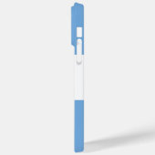 Argentinische Flagge Case-Mate iPhone Hülle (Rückseite / Links)