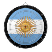 Argentinische Flagge Dartboard / Argentinien / Spi Dartscheibe (vorne)