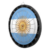 Argentinische Flagge Dartboard / Argentinien / Spi Dartscheibe (Vorderseite rechts)