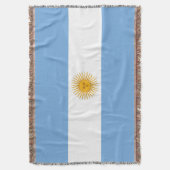 Argentinische Flagge Decke (Vorderseite Vertikal)