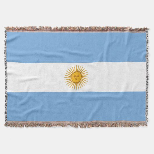 Argentinische Flagge Decke (Vorderseite)