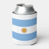 Argentinische Flagge Dosenkühler (Kanne Vorderseite)
