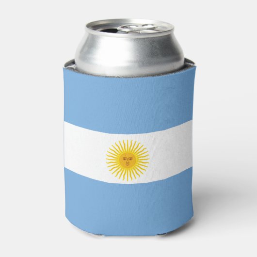 Argentinische Flagge Dosenkühler (Kanne Vorderseite)