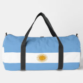 Argentinische Flagge Duffle Bag (Vorderseite)
