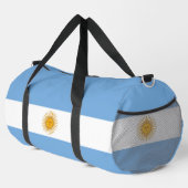 Argentinische Flagge Duffle Bag (Rechte Ecke)