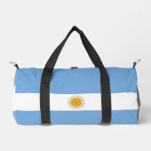Argentinische Flagge Duffle Bag (Vorderseite)