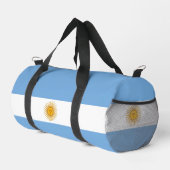 Argentinische Flagge Duffle Bag (Rechte Ecke)