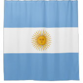 Argentinische Flagge Duschvorhang (Vorderseite)