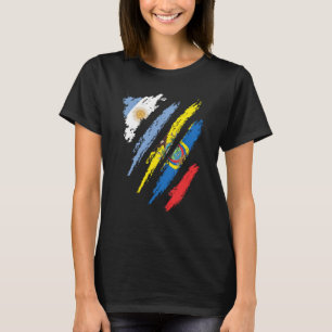Argentinische Flagge Ecuador Grown Patriot Country T-Shirt