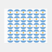 Argentinische Flagge Etiketten (Blatt)