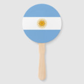 Argentinische Flagge Fächer (Rückseite)