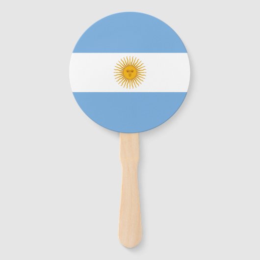Argentinische Flagge Fächer (Vorderseite)
