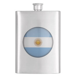 Argentinische Flagge Flachmann