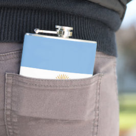 Argentinische Flagge Flachmann