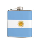 Argentinische Flagge Flachmann (Vorderseite)