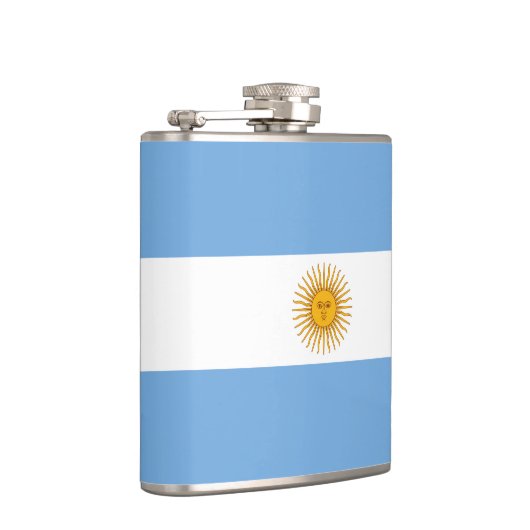 Argentinische Flagge Flachmann (Rechts)