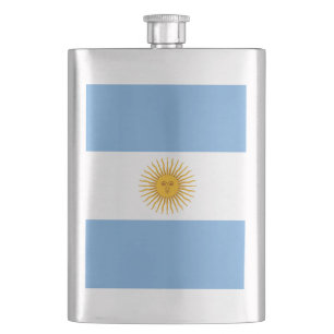 Argentinische Flagge Flachmann