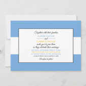 Argentinische Flagge, Flagge Argentiniens Hochzeit Einladung (Vorderseite)